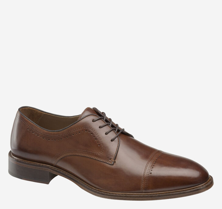 Johnston & Murphy Sayer Cap Toe Snörskor Herr - Bruna Finskor [LJ2459380]